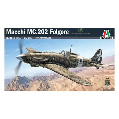 Italeri Macchi Mc.202 Folgore Airplane Wwii Italia Military (decal Per 8 Versioni) 1940 1:32 /