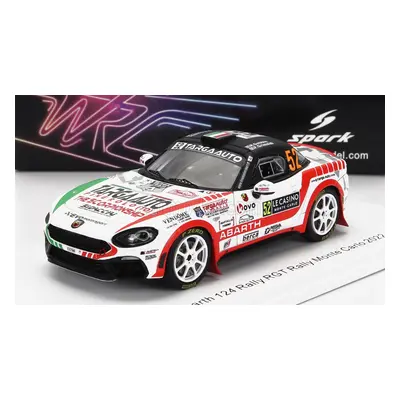 Spark-model Fiat 124 Rally Rgt N 52 Rally Montecarlo 2022 Rbbin - F.grimaldi 1:43 Bílá Červená Č