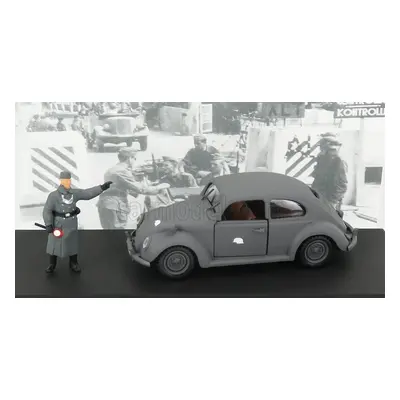 Rio-models Volkswagen Kdf 1939 With Wehrmacht With Figures 1:43 Vojenská Šedá