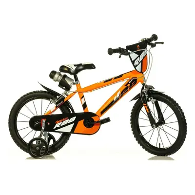 DINO Bikes - Dětské kolo 14" oranžové