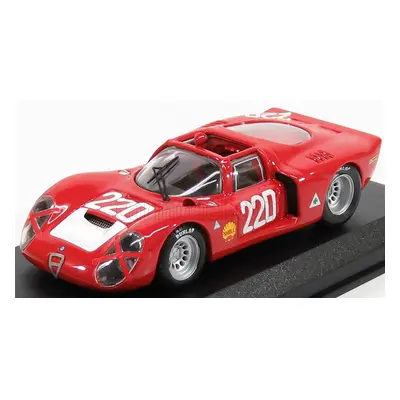 Best-model Alfa romeo 33.2 N 220 Targa Florio 1968 Vaccarella - Schutz 1:43 Red