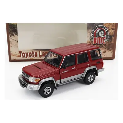 Bm-creations Toyota Land Cruiser Lc76 2014 1:64 Červená Stříbrná