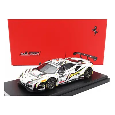 Looksmart Ferrari 488 Gt3 Evo 3.9l Turbo V8 Team Iron Lynx N 51 1:43, bílá