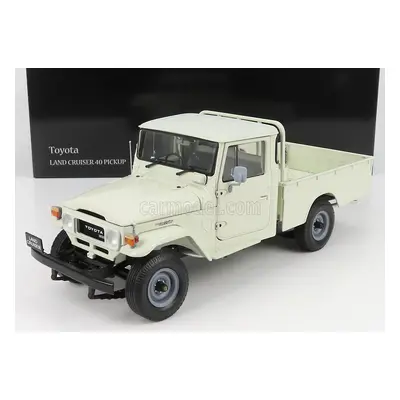 Kyosho Toyota Land Cruiser 40 4x4 Pick-up 1980 1:18 Bílá