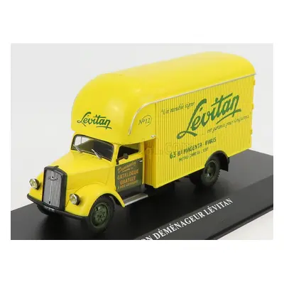 Edicola Opel Blitz Truck Fourgon Demenageur Levitan 1952 1:43 Žlutá