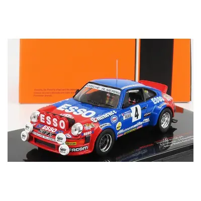 Ixo-models Porsche 911sc (night Version) N 4 Rally Montecarlo 1982 1:43, modročervená