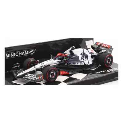 Minichamps Alpha tauri F1 At04 Team Alpha Tauri N 21 Season 2023 Nyck De Vries 1:43 Modrá Bílá