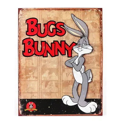 Edicola Accessories Metal Plate - Bugs Bunny 1:1 Beige Red Grey