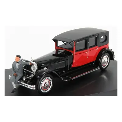 Rio-models Bugatti Type 41 Royale With Mr Bugatti Figure 1927 1:43 Černá Červená