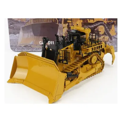 Dm-models Caterpillar Catd11 Dozer Ruspa Cingolata - Scraper Type Tractor 1:50 Žlutá Černá