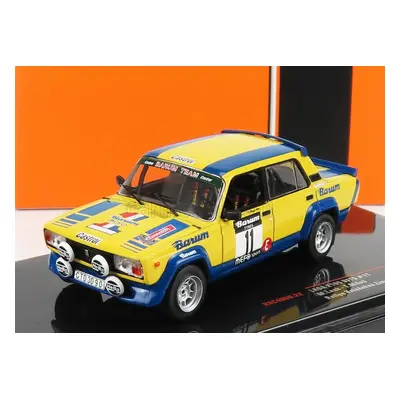 Ixo-models Lada fiat 2105 Vfts N 11 2nd Rally Valasska Zima 1984 M.lank - T.milo 1:43 Žlutá Modr