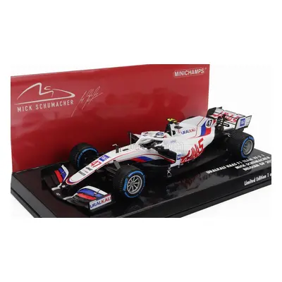 Minichamps Haas F1 Vf-21 Ferrari 065/6 Team Uralkali N 47 1:43, bílá