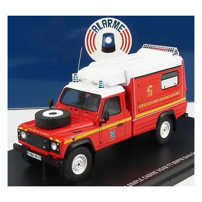 Alarme Land Rover Defender 130 Vsab Tt Bmpm Hasičská ambulance 1986 1:43, červená