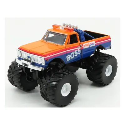 Greenlight Chevrolet K-10 Bigfoot Monster Truck Boss 1972 1:43 Oranžová Modrá