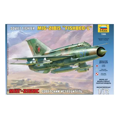 Zvezda MIG-21 BIS Soviet Fighter (1:72)