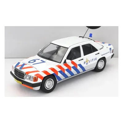 Triple9 Mercedes benz 190e (w201) N 67 Police Dutch 1993 1:18 Bílá Modrá Červená