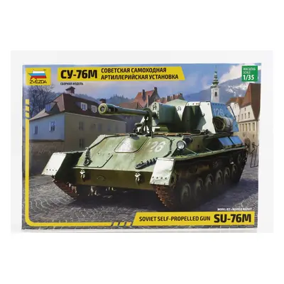 Zvezda Tank Su-76m Soviet Self Propelled Gun Tank Military 1945 1:35 /