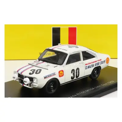 Spark-model Mazda R100 M10a N 30 24h Spa 1969 Helde - H.de Fierlant 1:43 Bílá Červená