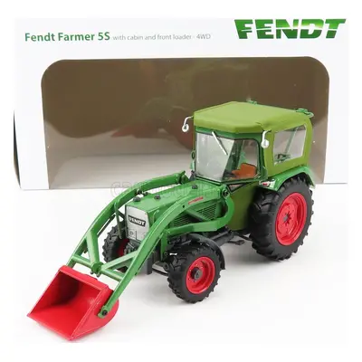 Universal hobbies Fendt Farmer 5s 4wd Tractor With Front Loader 1975 1:32 Zelená Červená