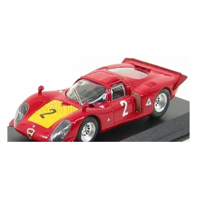 Best-model Alfa romeo 33.2 N 2 Imola 1968 Casoni - Dini 1:43 Červená Žlutá