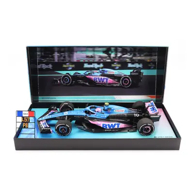 Minichamps Renault F1 A523 Team Bwt Alpine N 10 8th Miami Gp With Pit Board 2023 Pierre Gasly 1