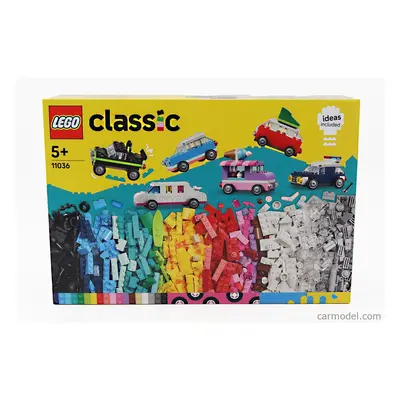 Lego Automobile Lego Classic - Veicoli Creativi - Auto Colorate - Free Build