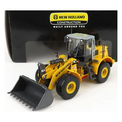 Ros-model New holland W190b Ruspa Gommata - Tractor Scraper 1:50 Žlutá