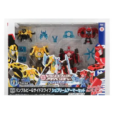 Takara-tomy Takara-tomy Transformers Set 2x Adventure Bumblebee + Sideswipe Cm. 12.0 1:64 Černá 