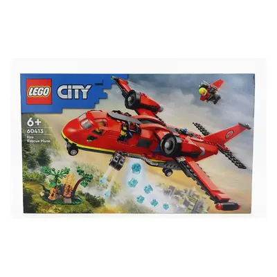 Lego Airplane Lego City - Fire Rescue Plane - Aereo Antincendio - 478 Pezzi - 478 Pieces Red