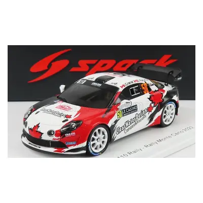 Spark-model Renault Alpine A110 Rally N 50 Rally Montecarlo 2022 I.crerar - E.racette 1:43 Bílá 