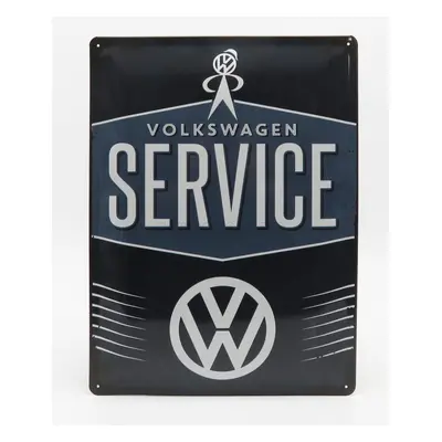 Edicola Accessories 3d Metal Plate - Volkswagen Service 1:1 2 Tóny Modré