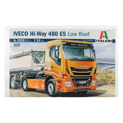 Italeri Iveco fiat Stralis 480 Euro 6 Hi-way Tractor Truck 2-assi 2016 1:24 /