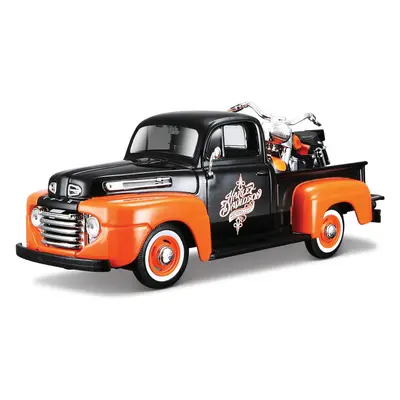 Maisto Ford F-1 Pickup 1948 s FLH Duo Glide 1958 1:24