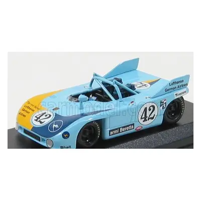 Best-model Porsche 908/3 N 42 Watkins Glen 1972 Joest - Casoni 1:43 Světle Modrá Žlutá