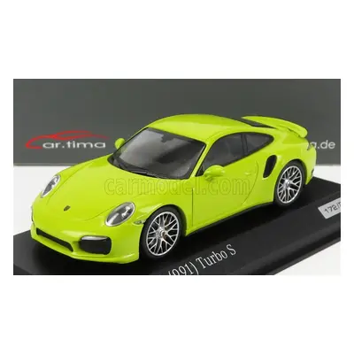 Minichamps Porsche 911 991 Turbo S 2014 1:43 Světle Zelená