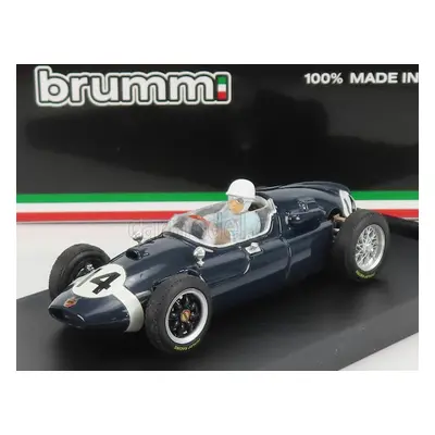 Brumm Cooper F1 T51 N 14 Winner Italy Gp 1959 Stirling Moss - With Driver Figure 1:43 Blue