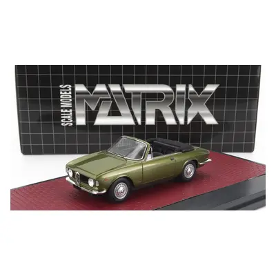 Matrix scale models Alfa romeo Giulia Gtc Cabriolet Open 1964 1:43 Green Met