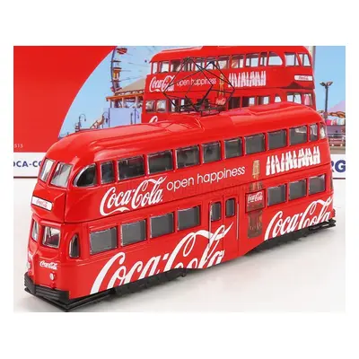 Corgi Blackpool Decker Double Tram Autobus Coca-cola Open Happiness 1934 1:76 Červená Bílá