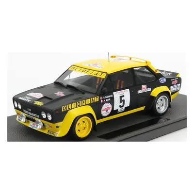 Topmarques Fiat 131 Abarth N 5 Winner Rally Tour De Corse 1977 B.darniche - A.mahe 1:18 Modrá Žl