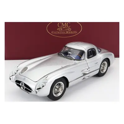 Cmc Mercedes benz 300 Slr Uhlenhaut Coupe N 15 Sweden Gp 1955 1:18 Silver