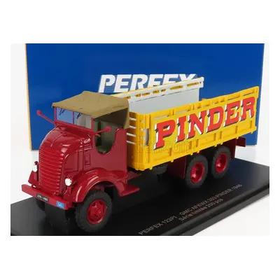 Perfex GMC 353 Afkwx Truck Circus Pinder 3-assi 1944 1:43 Červená Žlutá