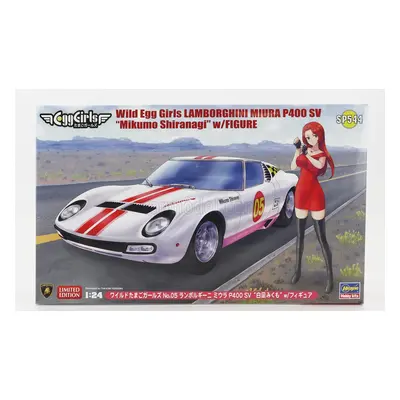 Hasegawa Lamborghini Miura P400 Sv With Egg Girl Mikumo Iranagi 1972 1:24 /