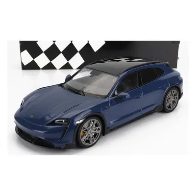 Minichamps Porsche Taycan Turbo S Cross Turismo 2021 1:18 Blue Met