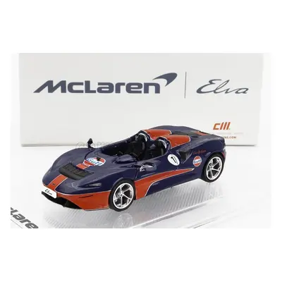 Cm-models Mclaren Elva Gulf Livery 2020 1:64 Modrá Oranžová