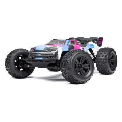 Arrma Kraton 6S V6 BLX 1:8 4WD RTR modrá/růžová