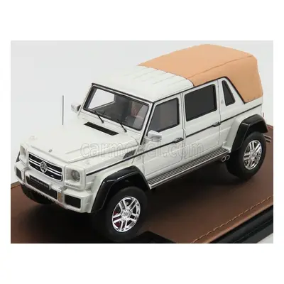 Glm-models Mercedes benz G-class G650 Landaulet Closed Maybach 2017 1:43 Bílá