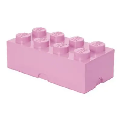 LEGO úložný box 250x500x180mm - světle růžový