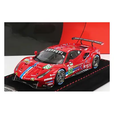 Bbr-models Ferrari 488 Gte Evo 3.9l Turbo V8 Team Risi N 82 1:43, červená