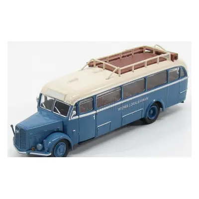 Brekina plast Saurer Bt4500 Autobus Wiener Lokalbahnen 1954 1:87 Světle Modrá Slonová Kost