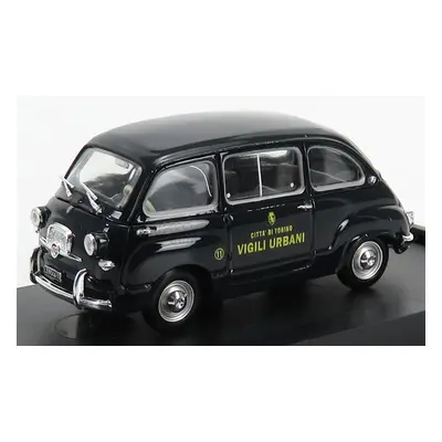 Brumm Fiat 600d Multipla Vigili Urbani Torino 1960 1:43 Blue